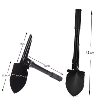 Tactical Multifunctional Portable Foldable Shovel Small (Bolo/Shovel/Wooden Rake)