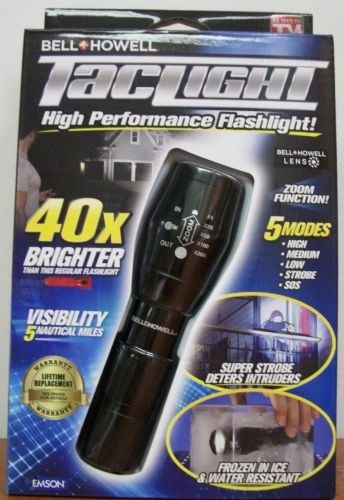 Bell-Howell Taclight High Powered Flash Light