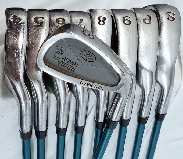 Crown Viper Oversize Men’s Irons Set 3PW SW Regular Graphite Shaft RH