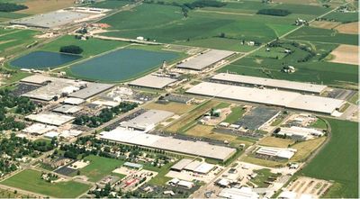Aerial view of Sauder facility - 2019