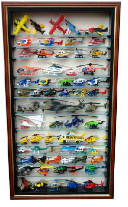 The Tm7 Vertical Wall Mounted Display Cabinet Toymandisplays