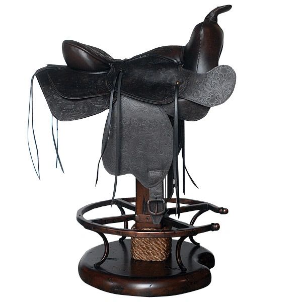 Saddle Counter Stool Cowboy Western Chair