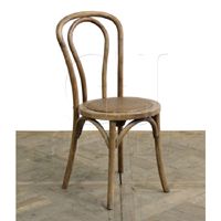 Bistro Chair with Woven Seat Parisian French