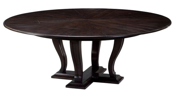 Medium Jupe Dining Table Adjustable Wood