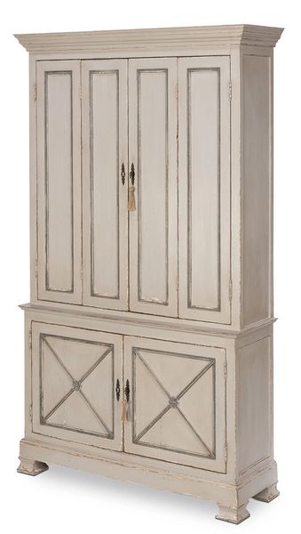 Painted Director Style Cabinet