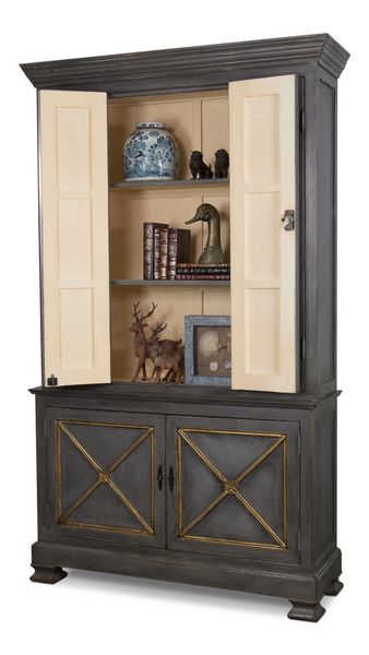 Painted Director Style Cabinet Darker Shade