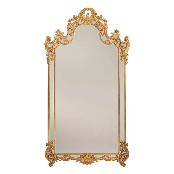 Gold Louis XV Style Mirror Extra large Hand Made in Italy
