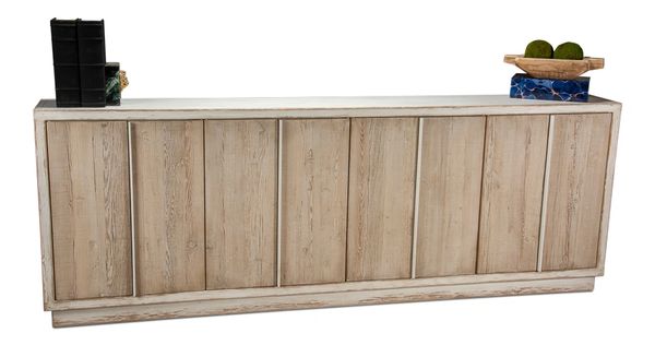 Long Narrow Sideboard Solid Pine