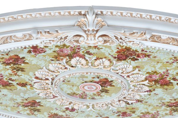 Floral Ceiling Medallion Oval French
