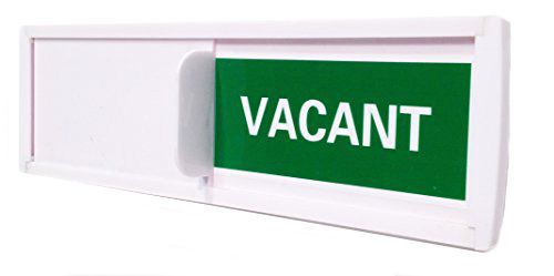 Privacy Sign-Vacant Occupied-White with red and green