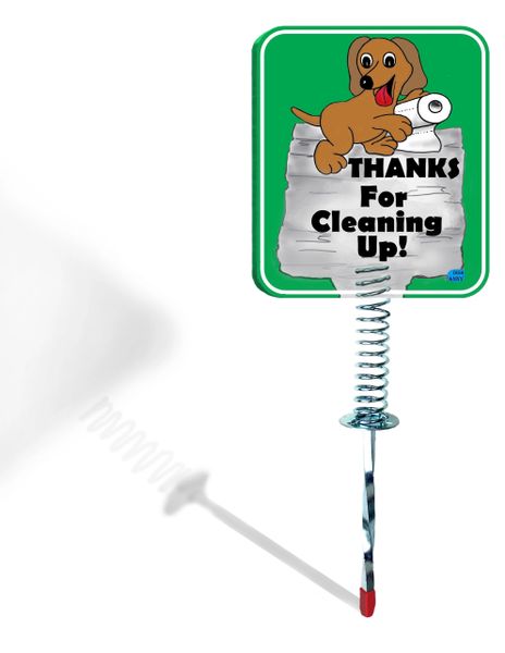 Dog Poop Disposal Reminder Sign