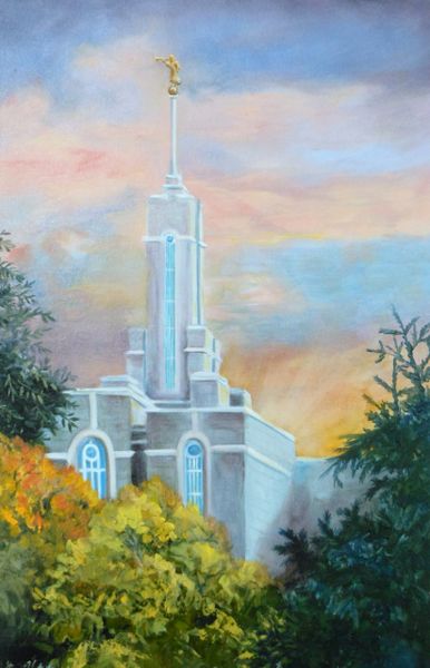 LDS Temple Print -Timpanogos Utah