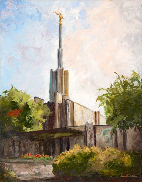 LDS Temple Print -Atlanta, Georgia (summer) 11" x 14"