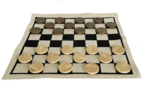Bamboo Checker Set