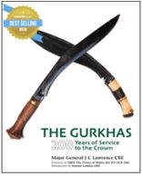 Hardback 'The Gurkhas: 200 Years of Service to the Crown'