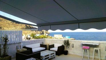 Toldo terraza brazo extensible