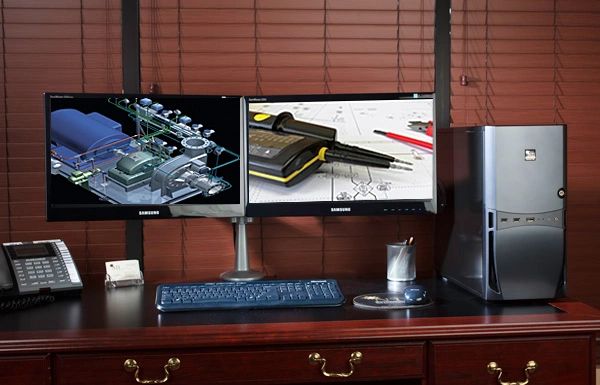 QuadStation 2 CAD Workstation