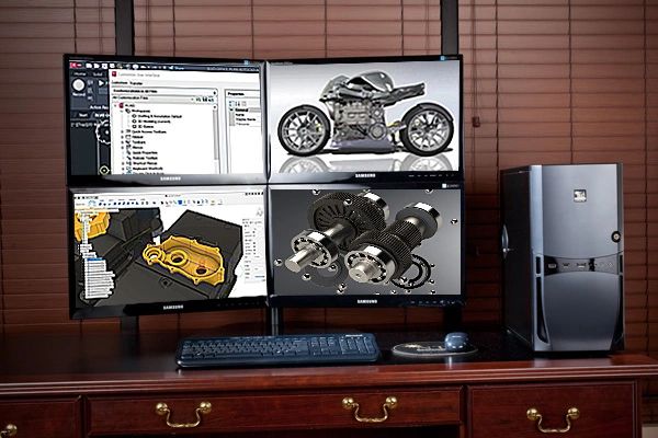 QuadStation 4 CAD Workstation