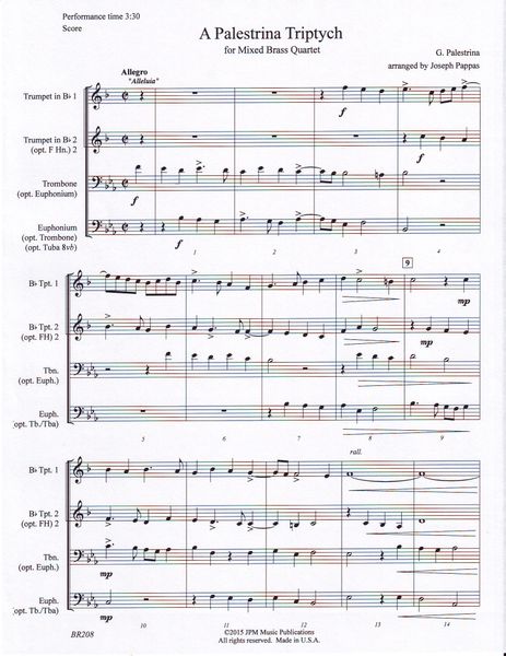 A Palestrina Triptych