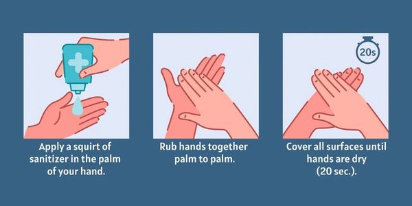 How to use hand sanitizer effectively