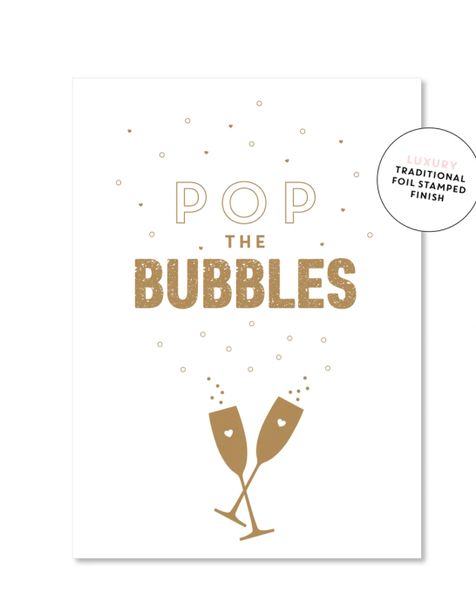 Pop The Bubbles Card