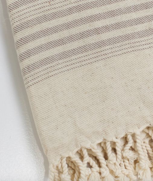 Striped Turkish Towel - Sand
