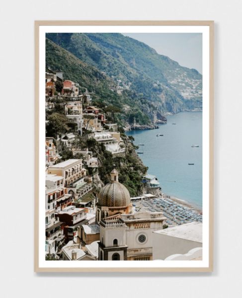 Seaside Print Amalfi Coast