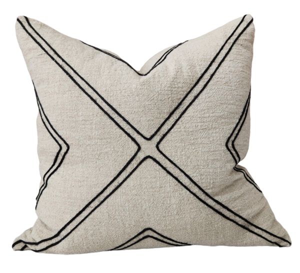 Linen Cross Cushion