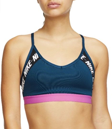 Nike Women's Indy Light Support Logo Sports Bra