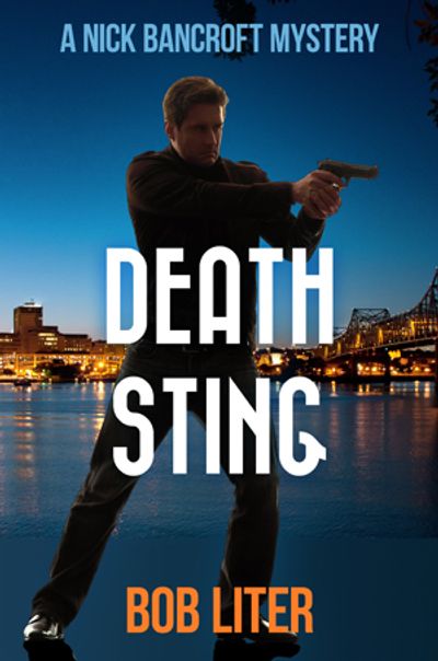 Book cover of a mystery novel titled Death Sting.