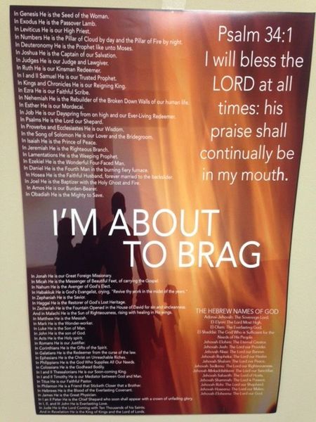 I'm About to Brag Poster