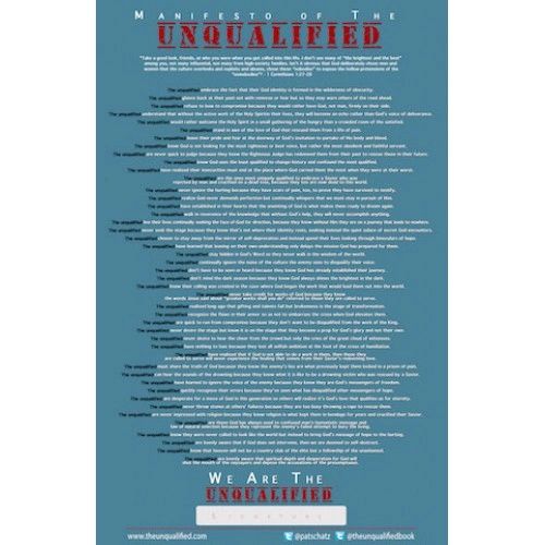 Unqualified Manifesto Poster