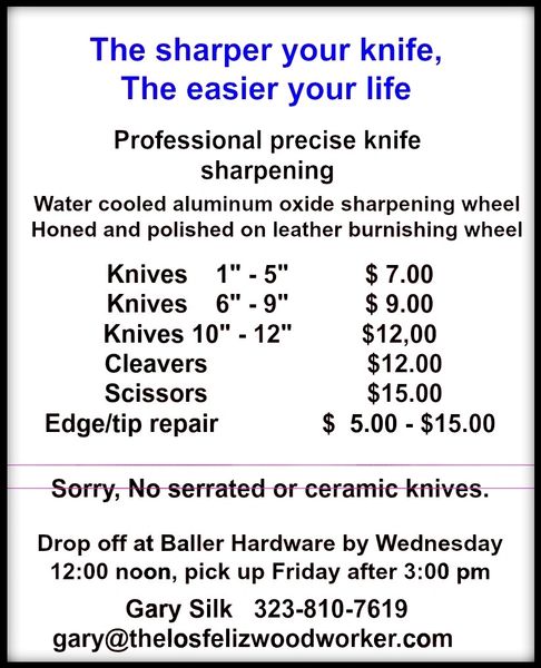 Knife sharpeng
