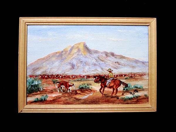 cowboys in the mountain art