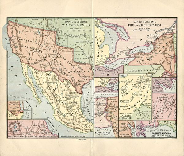 1890 Maps from A Brief History of the United States | Uncanny Artist