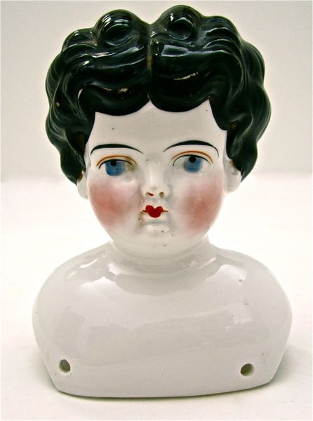 Antique German China Doll Head