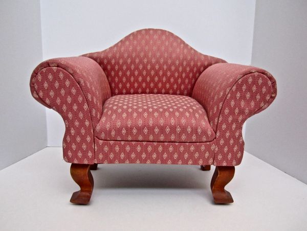 Upholstered doll deals chair