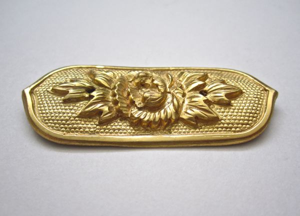 Old Japanese Gilt Copper Floral Decorations | Uncanny Artist