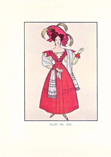 German fashion plate, mid 19th century by German School