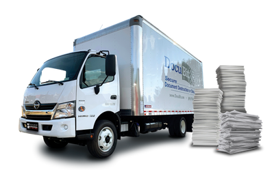 Paper Shredding Box Truck