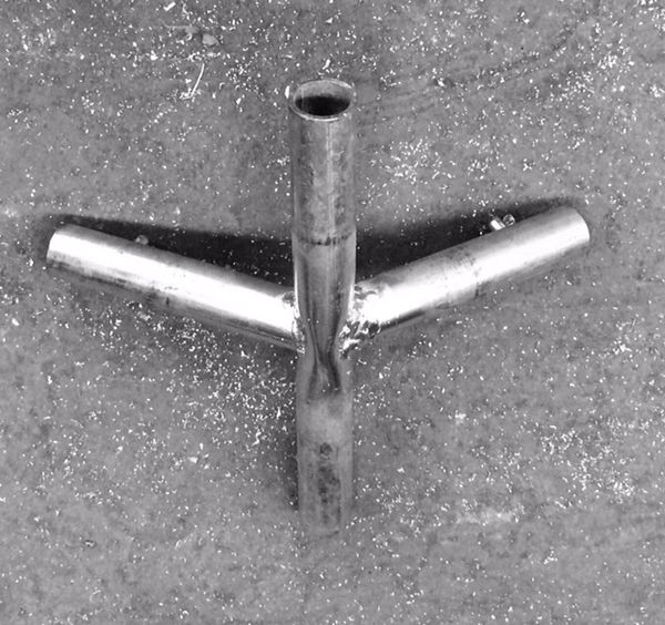 **4-Way Top Expansion Fitting (Steel) - Click on Pictures