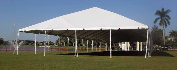 *40' x 100' Frame Tent (Single & Twin Tube Hybrid Aluminum) (Variety of Colors in 5, 6, 7, or 8-Piece)