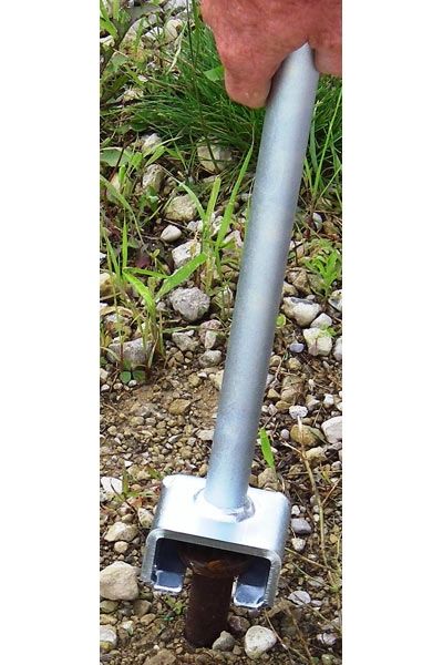 Stake Adapter - AC0009 Tent Stake Adapter is used with the JackJaw models that have adjustable bases to remove flush pounded stakes or those used in stake bar systems - Click on Picture