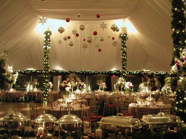 Frame Tents, Vinyl Tops, Sidewalls, Tablecloths, Drapes, Tent Liners, and other Linen in a Variety of Sizes, Colors & Color Combinations - Call for Details - Click on Picture