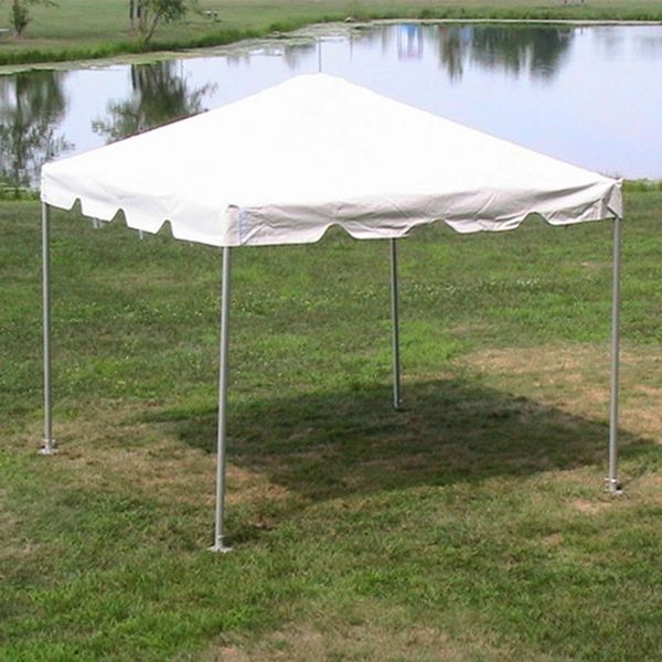 **10' x 10' Frame Tent SuperSale (Single Tube Galvanized Steel) (Variety of Colors in 1 and 2-Piece)