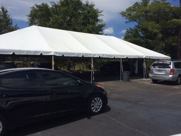 *20' x 50' Portable Carport Structure SuperSale (Single Tube Aluminum) (Variety of Colors & Fabrics in 1, 3, 4, or 5-Piece (5 to 100% Shade Blockout, Translucent, or Mesh))