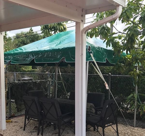 **8' x 8' Portable Patio Shade Structure SuperSale (Single Tube Aluminum) (Variety of Colors & Fabrics in 1 or 2-Piece 5 to 100% Vinyl Blockout, Translucent, or Mesh)