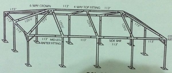 *10' x 40' Portable Greenhouse Shade Structure SuperSale (Single Tube Aluminum) (Variety of Colors & Fabrics in 1, 3, or 4-Piece 5 to 100% Shade Blockout, Translucent, or Mesh)