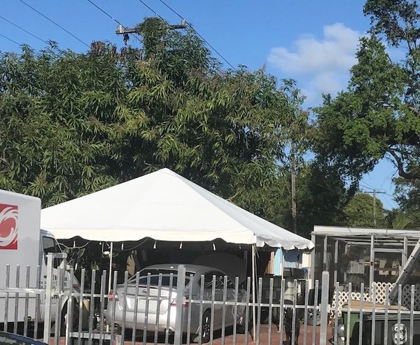 **20' x 20' Portable Carport Structure SuperSale (Single Tube Aluminum) (Variety of Colors & Fabrics in 1 or 2-Piece 5 to 100% Shade Blockout, Translucent, or Mesh)