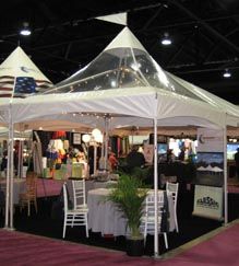 *10' x 10' Clear High-Peak Frame Tent (Dining-Elegance Edition)